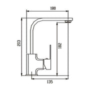 Elegant Basin Mixer Swivel — image 2