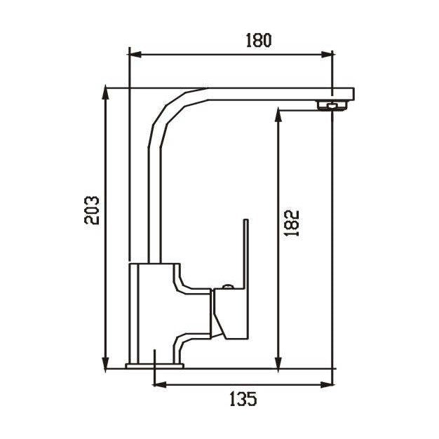 Elegant Basin Mixer Swivel — image 2