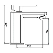 Elegant Basin Mixer Chrome — image 2