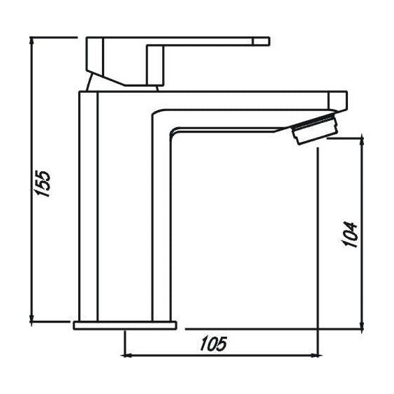 Elegant Basin Mixer Chrome — image 2