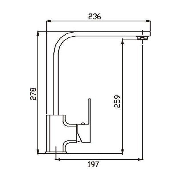Elegant Sink Mixer Black — image 2