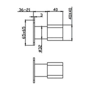 Elegant Wall Top Assemblies Chrome — image 2