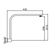 Eric Shower Arm Chrome — image 2