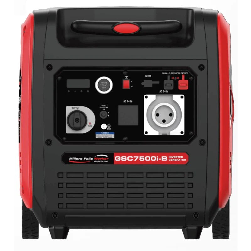 Millers Falls Twin Pack 7.5kVa Inverter Generator Silenced w/ Parelle Kit  — image 2