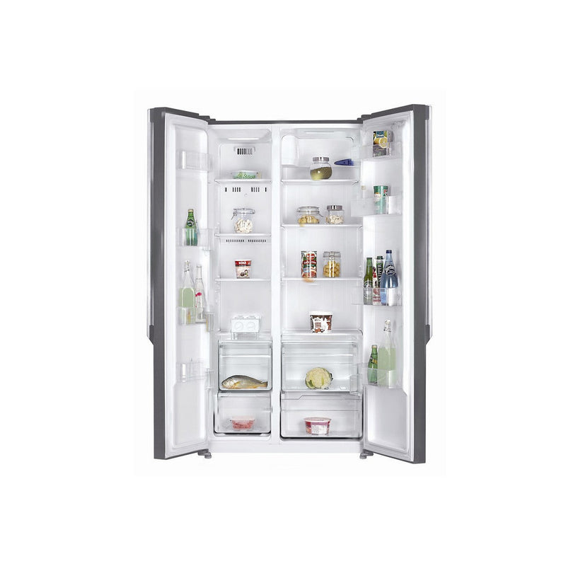 Heller 562L Side by Side White Fridge & Freezer — image 2