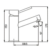 Ideal Basin Mixer Chrome IDB1 — image 2
