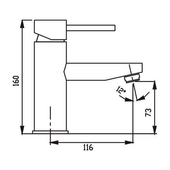 Ideal Basin Mixer Chrome — image 2