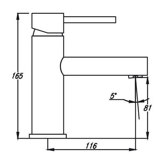 Ideal Basin Mixer Chrome IDB7 — image 2