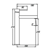 Ideal High Basin Mixer Chrome IDB9 — image 2