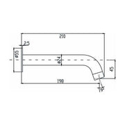 Ideal Bath Outlet 200mm Brushed Gun Metal — image 2