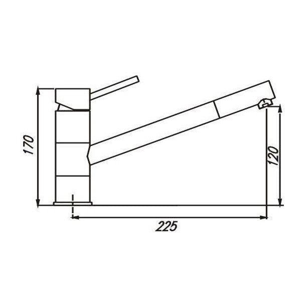 Ideal Sink Mixer Chrome — image 2