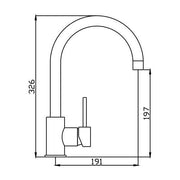 Ideal Sink Mixer Rose Gold IDK3(RG) — image 2