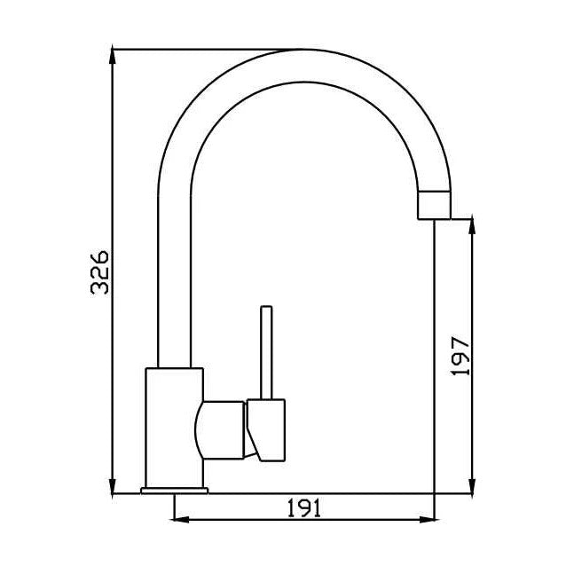 Ideal Sink Mixer Rose Gold IDK3(RG) — image 2