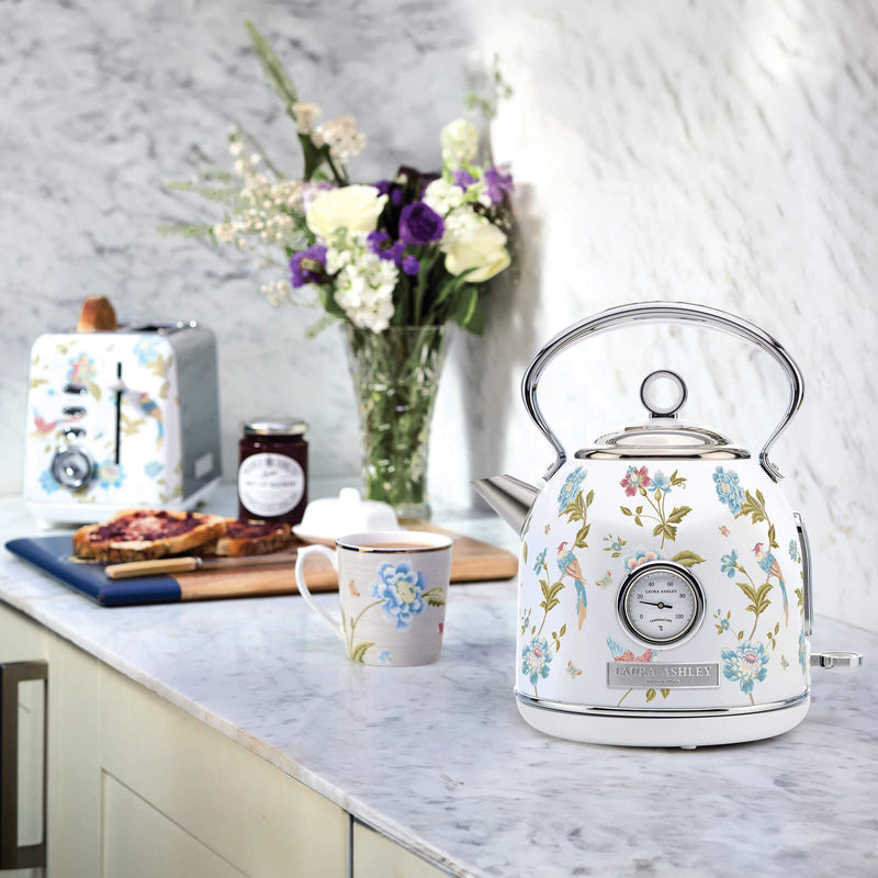 Laura Ashley 1.7L Kettle and 2 Slice Toaster Combo Elveden White — image 2