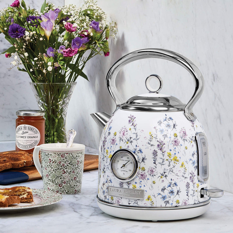 Laura Ashley 1.7L Dome Kettle and 2 Slice Toaster Combo Wild Meadow — image 2