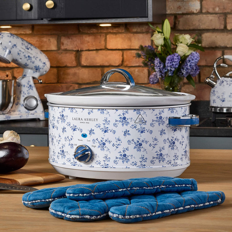 Laura Ashley 6.5L Slow Cooker China Rose — image 2