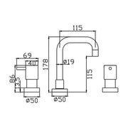 Luxury Basin Set Chrome — image 2