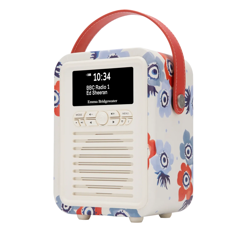 VQ Retro Mini DAB Radio - Emma Bridgewater Anemone — image 2