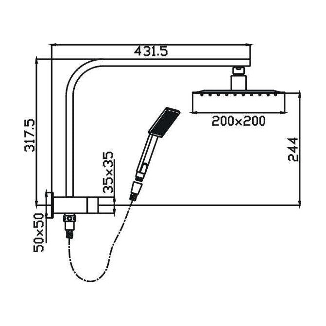Eric Shower System Chrome — image 2