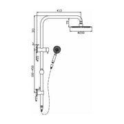 Logan Shower System With Rail — image 2