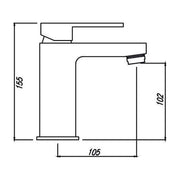 Tony Basin Mixer Chrome — image 2