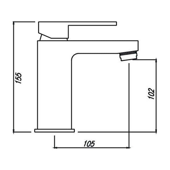 Tony Basin Mixer Chrome — image 2