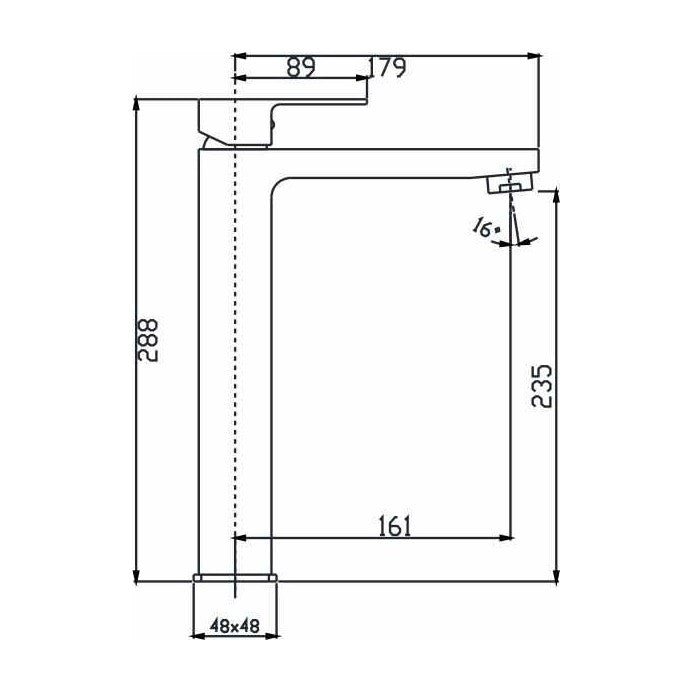 Tony High Basin Mixer Chrome — image 2