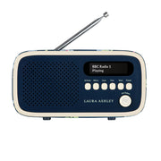 VQ Dexter DAB/DAB+ Digital & FM Radio Bluetooth Rechargeable Battery - Laura Ashley Elveden Navy — image 2