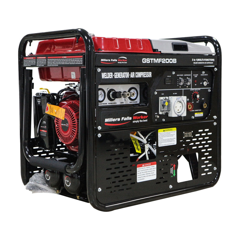 Petrol Multi Function 3 in 1 Welder Generator Air Compressor GSTMF200B — image 3