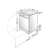 Heller 14 Place Stainless Steel European Dishwasher H14PDWSS — image 3