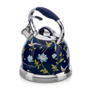 Laura Ashley Elveden Stove Top Kettle and 4 Slice Toaster Combo Blue & Silver — image 3