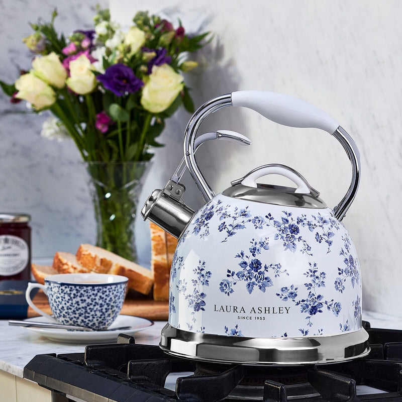 Laura Ashley Stove Top Kettle and 2 Slice Toaster Combo China Rose — image 3
