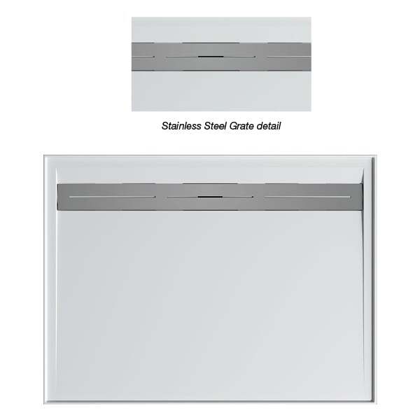 Stonelite Urban MKII Shower Base 1000 x 1000 Rear Outlet — image 3