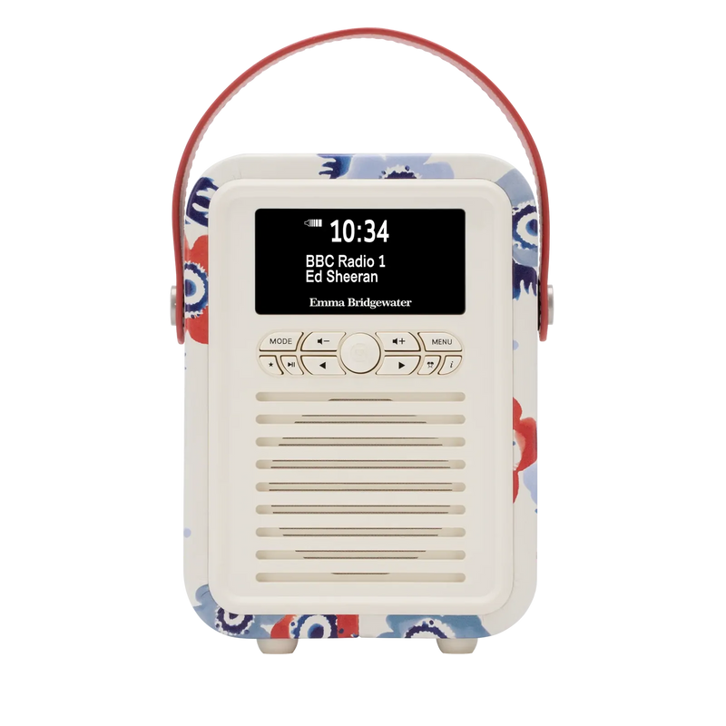 VQ Retro Mini DAB Radio - Emma Bridgewater Anemone — image 3