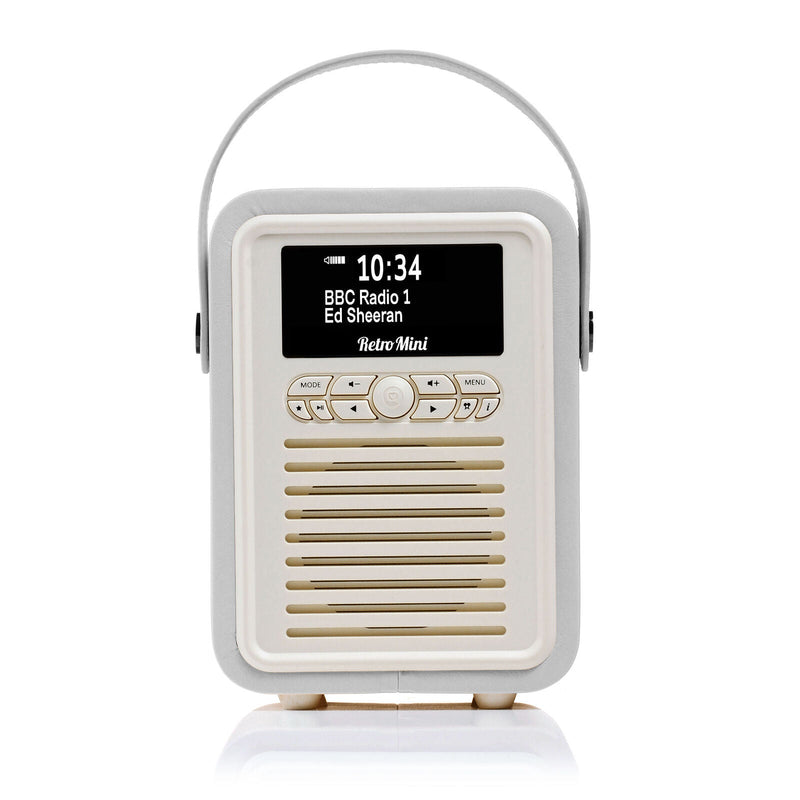 VQ Retro Mini DAB Radio - Light Grey — image 3