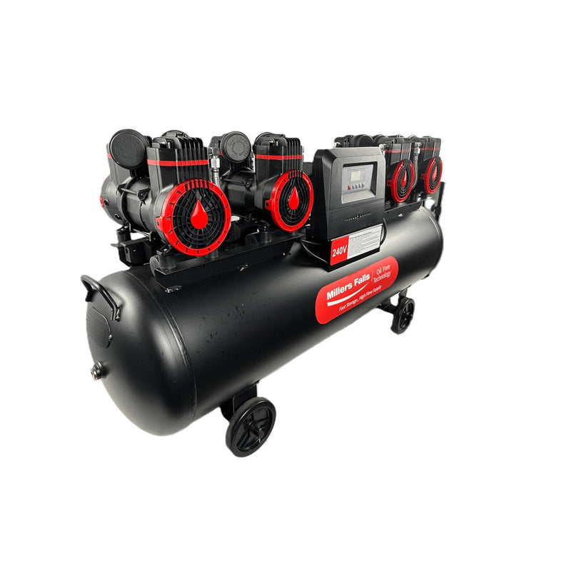 Millers Falls 4.8HP 120L Oil Free Air Compressor — image 4