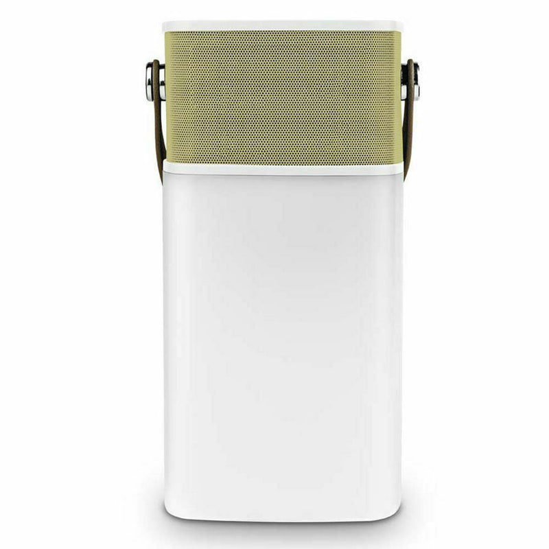 Lava BrightSounds 2 Wireless Bluetooth Speaker W/LED Lamp Powerbank Charger Mustard — image 4