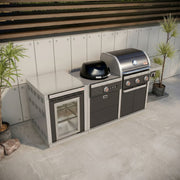 Coleman Revolution Dual Fuel Kitchen with Fridge Modules - Black Gloss — image 4