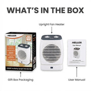 Heller Upright Oscillating Fan Heater 2000W HOUH2 — image 4