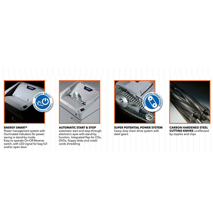 KOBRA 240.1 C4 40L Paper Personal Medium Office Shredder 15-17p - Cross Cut — image 4