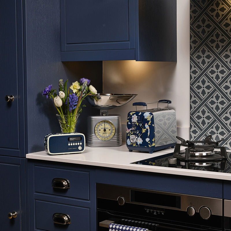 Laura Ashley 1.7L Dome Kettle and 2 Slice Toaster Combo Navy — image 4