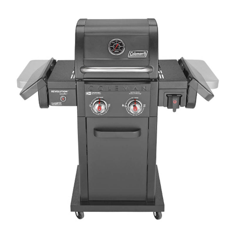 Coleman Revolution 2 Burner BBQ w/Folding Shelves Black Matte REV2BMA — image 4