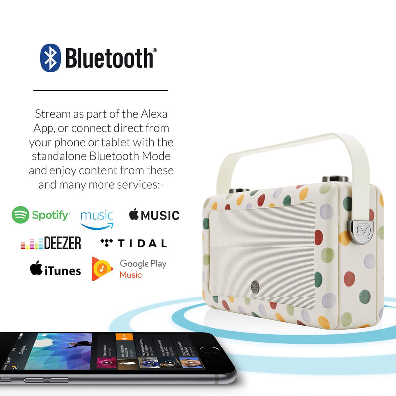 VQ Hepburn Voice with Amazon Alexa Emma Bridgewater Polka Dots VQHVEBPD — image 4
