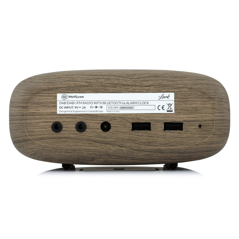 Lark DAB+ Clock Radio Walnut — image 4