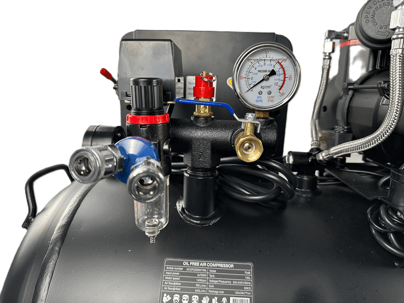 Millers Falls 3HP 100L Oil Free Air Compressor ACOF2250W100L — image 6