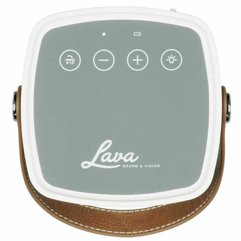 Lava BrightSounds 2 Wireless Bluetooth Speaker W/LED Lamp Powerbank Charger Mustard — image 6