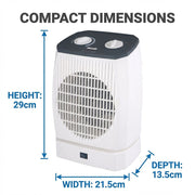 Heller Upright Oscillating Fan Heater 2000W HOUH2 — image 6
