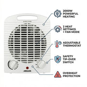Heller Upright Fan Heater 2000W HUFH2000 — image 6