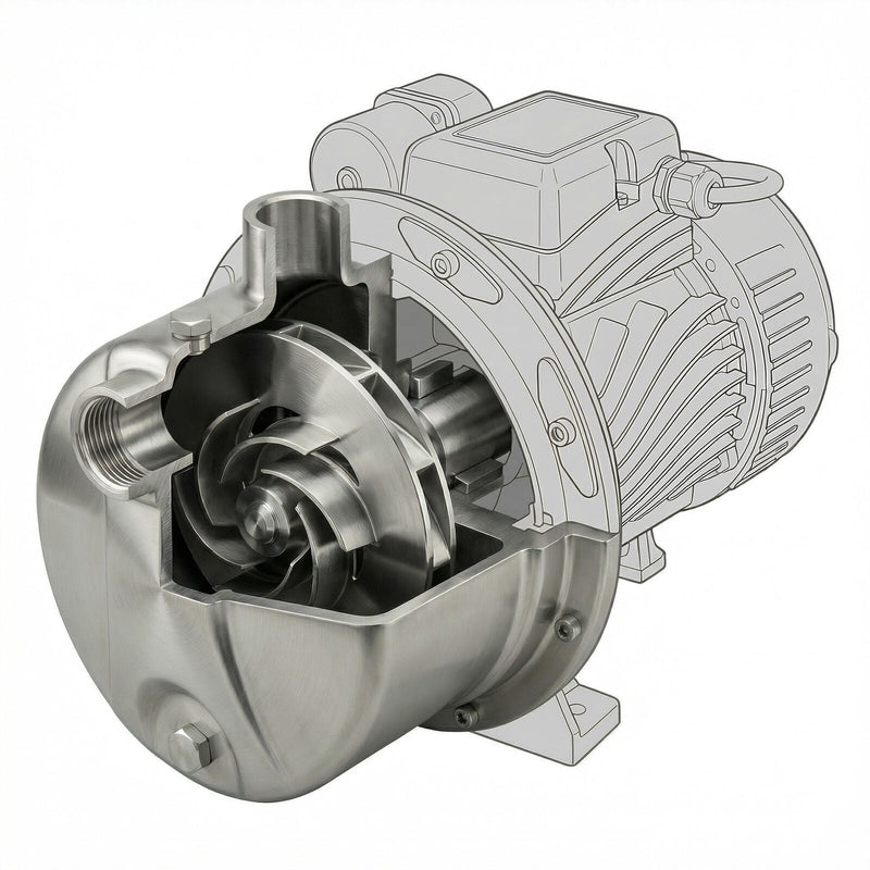 Rural Max Stainless Steel Pressure Pump with Automatic Pressure Control RM-SJP800-E   — image 6