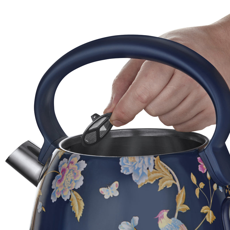 Laura Ashley Elveden 1.7L Kettle Blue & Silver SBEK858BS — image 6